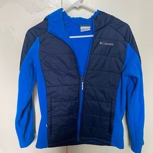 Columbia Size M Hooded light jacket/fleece